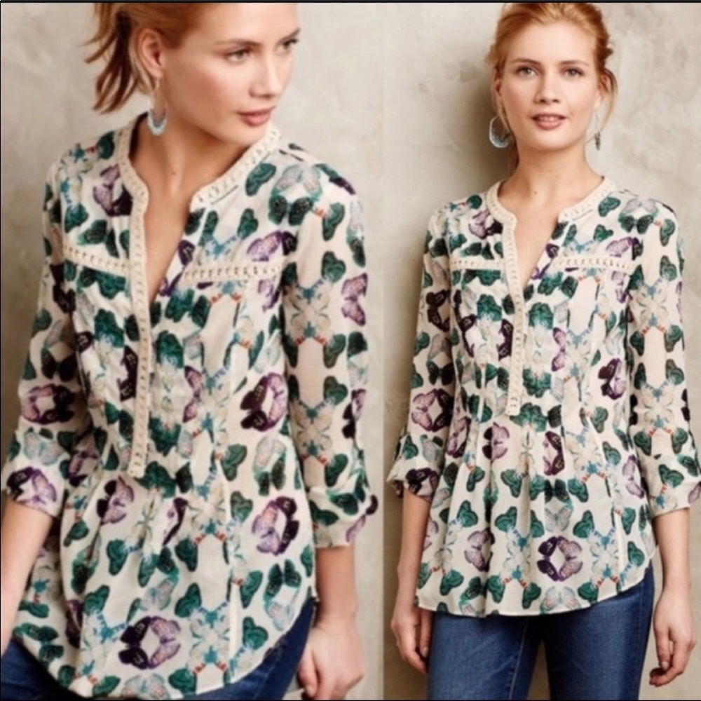 ANTHROPOLOGIE | Maeve Butterfly Tunic